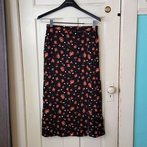 High Waist Midi Skirt